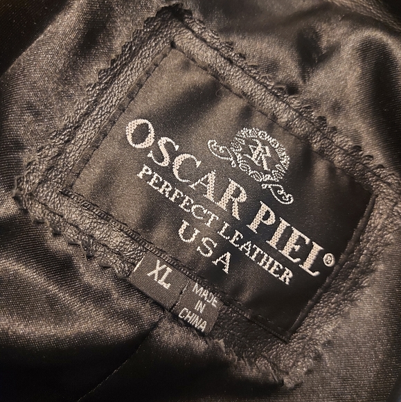 Oscar piel vintage jacket - Picture 3 of 3